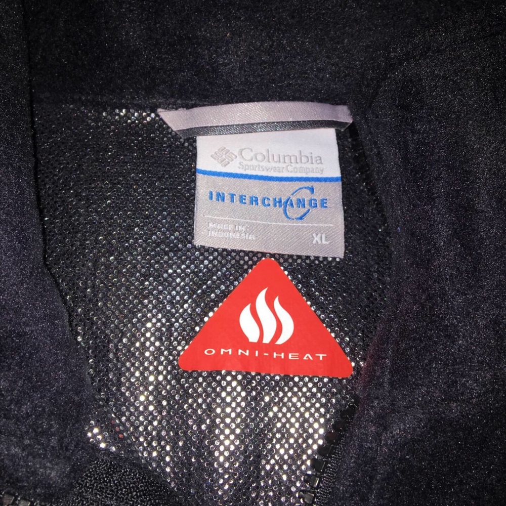 A barely worn Columbia fleece jacket.